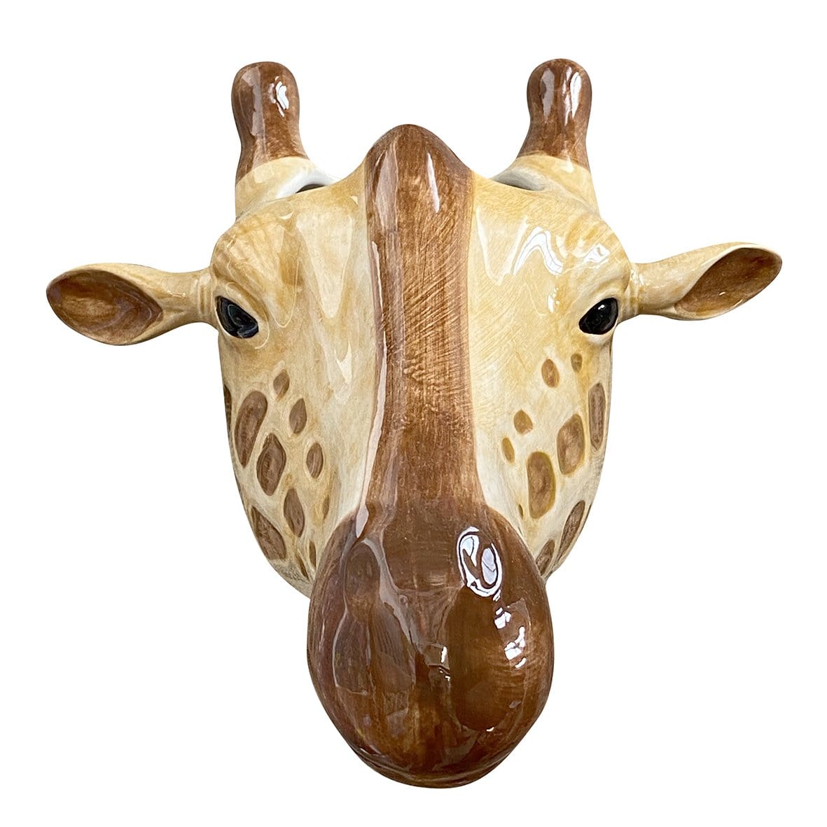 Giraffe Wall Vase - Handmade Ceramic Flower Pot for Home Decor | Perfect for Living Room, Bedroom, or Office Wall Art