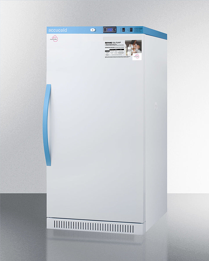 Accucold 8 Cubic Feet MOMCUBE™ Breast Milk Refrigerator - Compact Medical Grade Freezer for Breastmilk Storage, Perfect for Hospitals, Daycares & Home Use