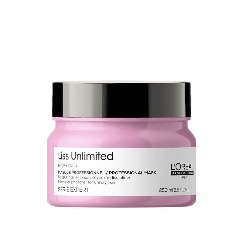 L'Oreal Paris Liss Unlimited Smoothing Mask for Frizzy Hair - Deep Conditioning Treatment for Silky, Shiny Hair - Use at Home for Salon-Quality Results