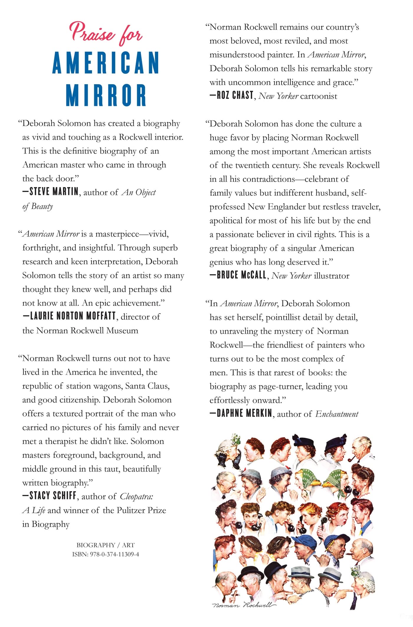 Norman Rockwell Biography Book - American Mirror: The Life and Art of Norman Rockwell - Perfect for Art Lovers & History Enthusiasts