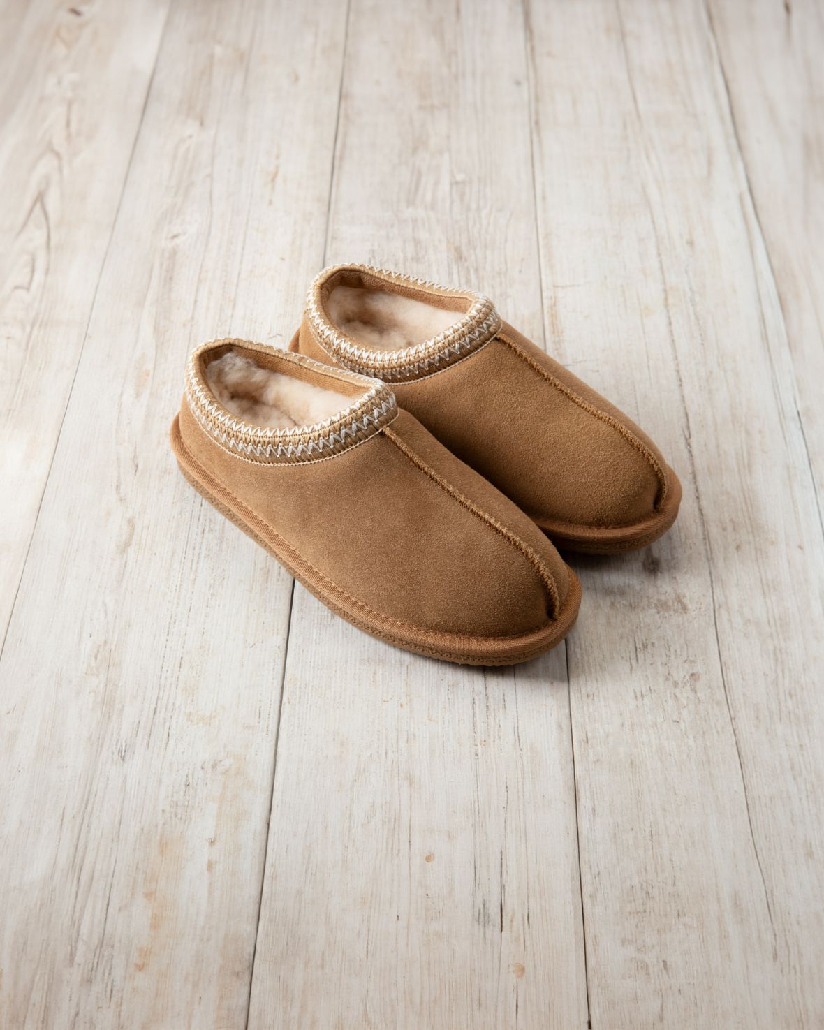 Soft Suede Sheepskin Short Boot Slippers for Women - Cozy Indoor/Outdoor House Shoes - Perfect for Winter, Lounge & Home Comfort (Tan)