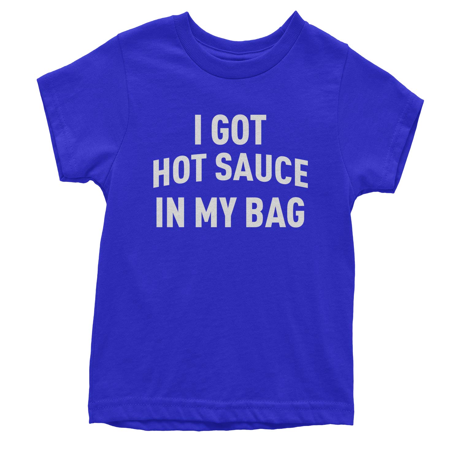 Expression Tees 'I Got Hot Sauce in My Bag Swag' Youth T-Shirt | Trendy Graphic Tee for Boys & Girls | Perfect for Concerts, School & Streetwear Fashion