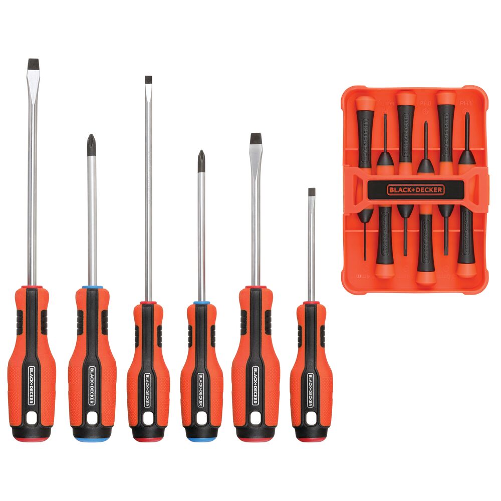 12-Piece Magnetic Screwdriver Set with Durable Handle - Perfect for DIY Home Repairs, Electronics, and Automotive Maintenance