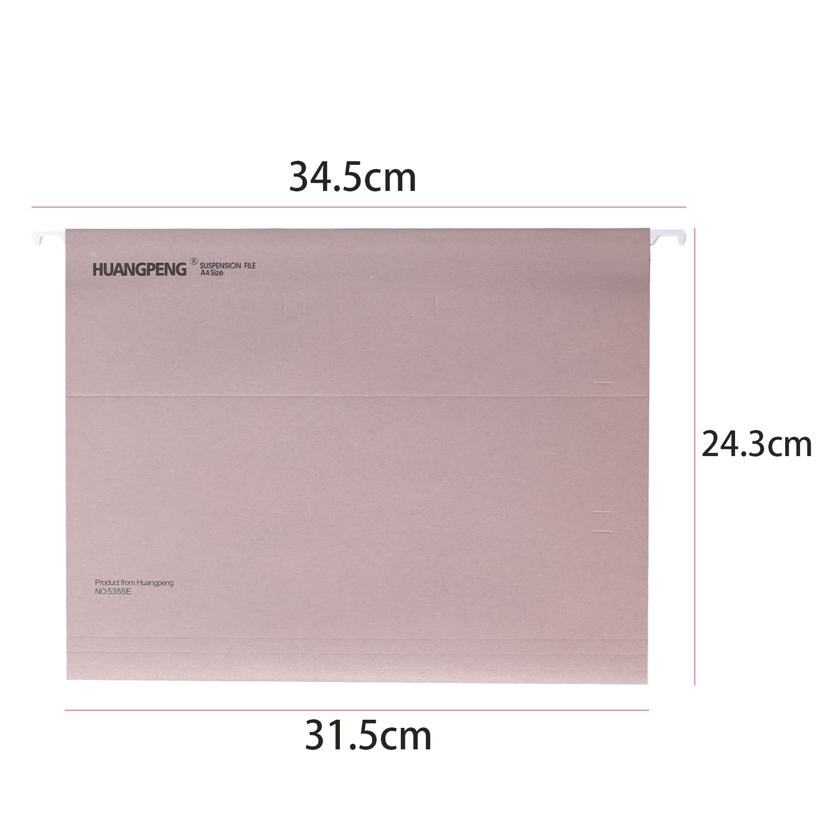 5-Pack Colorful A4 Hanging File Folders with Tabs - Suspension Document Organizer for Office, School & Home Use - Perfect for Desktop File Storage & Paper Organization