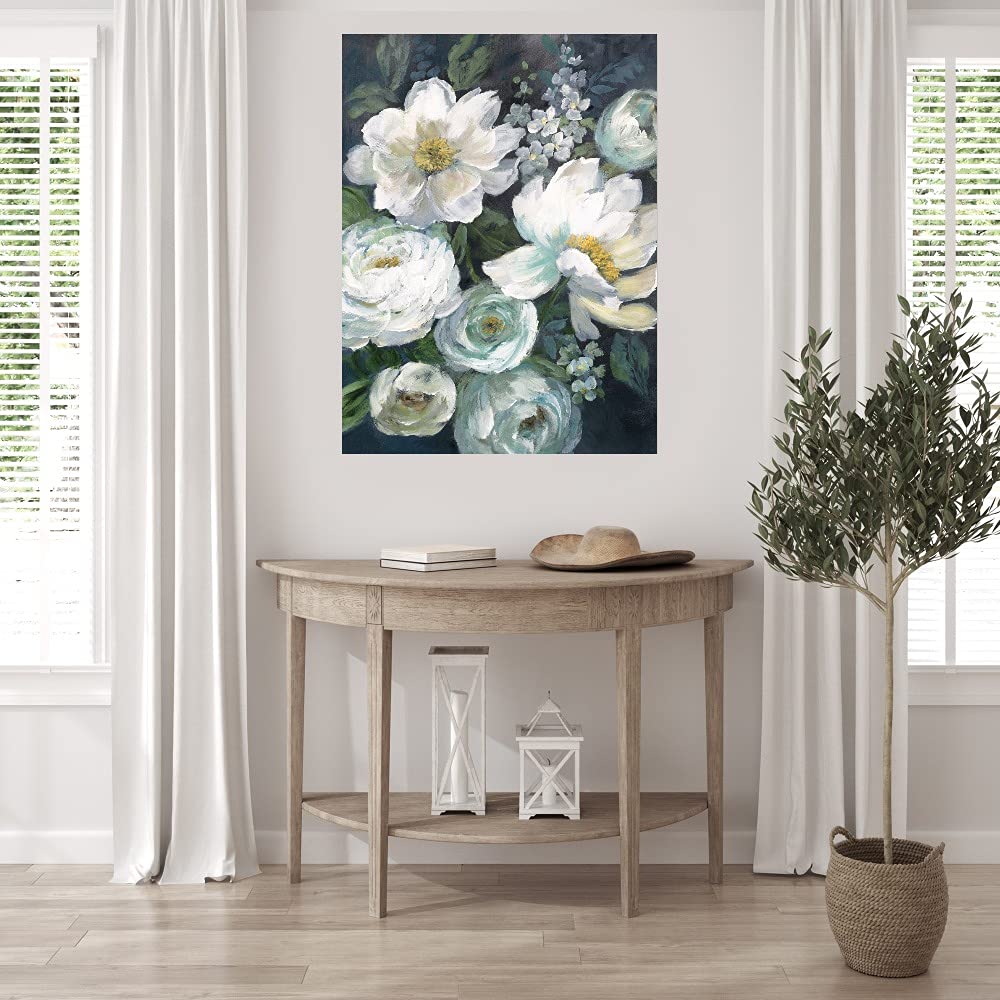 Nocturnal Radiance Fine Art Canvas Wall Decor by Artist Nan - 42x56 Inches Ready to Hang - Perfect for Living Room, Bedroom, Office & More - Elegant Home & Commercial Space Decoration