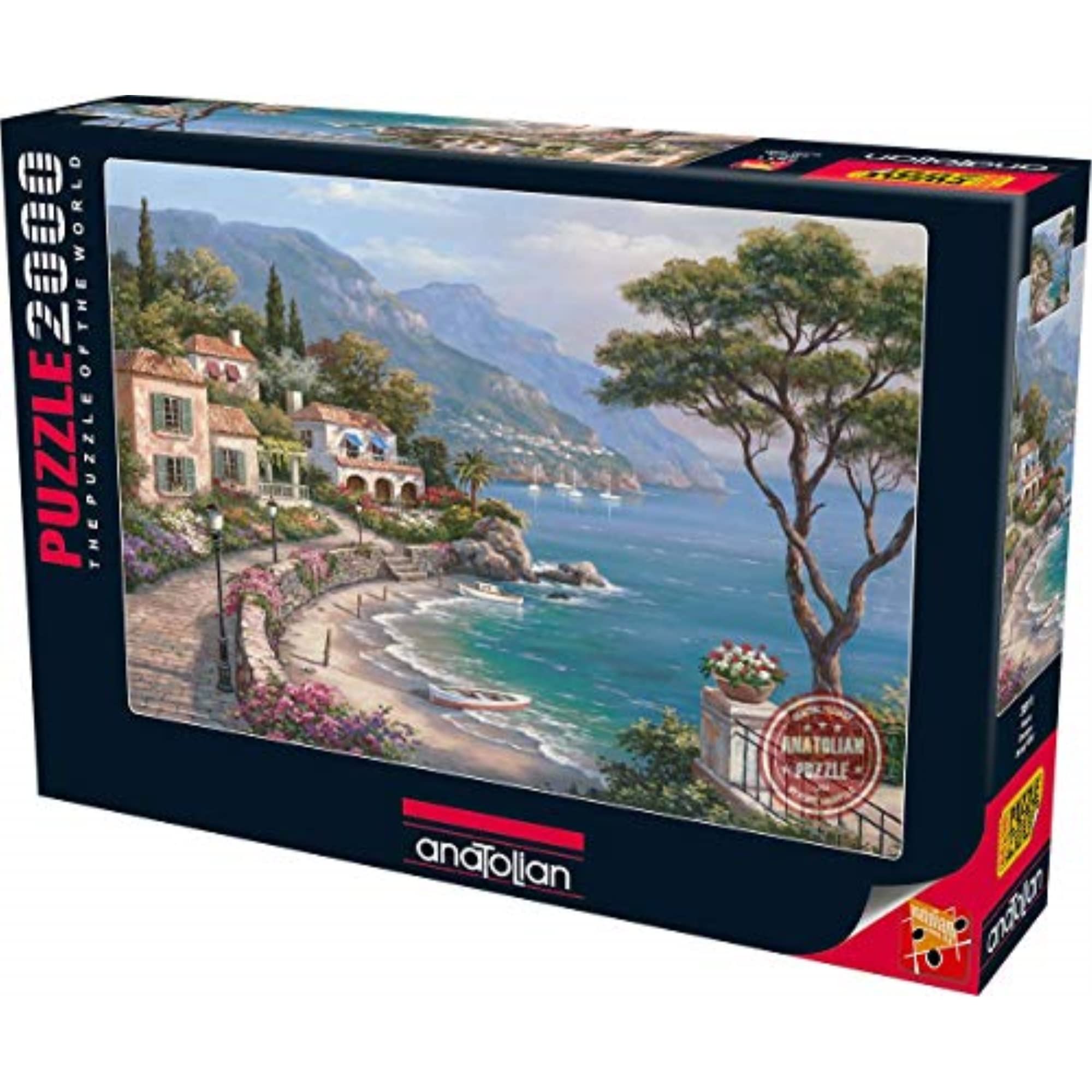 2000 Piece Anatolian Puzzle - Escape Jigsaw Puzzle #3911 | Challenging Adult Puzzle for Family Game Night & Stress Relief