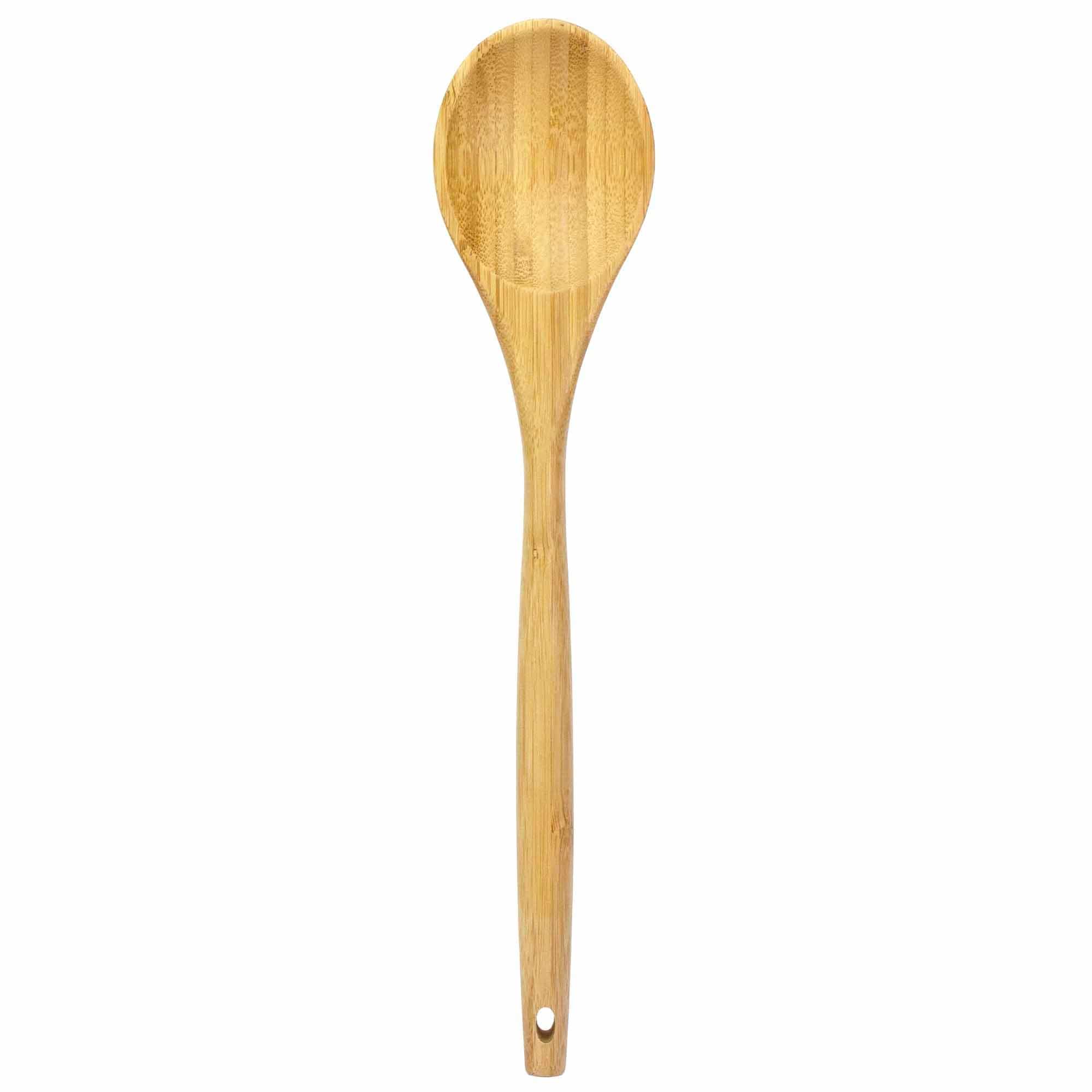 Premium Lambootensil Cooking Spoon - 14 Inch Stainless Steel Kitchen Utensil for Stirring, Mixing & Serving - Ideal for Cooking, Baking & Food Preparation