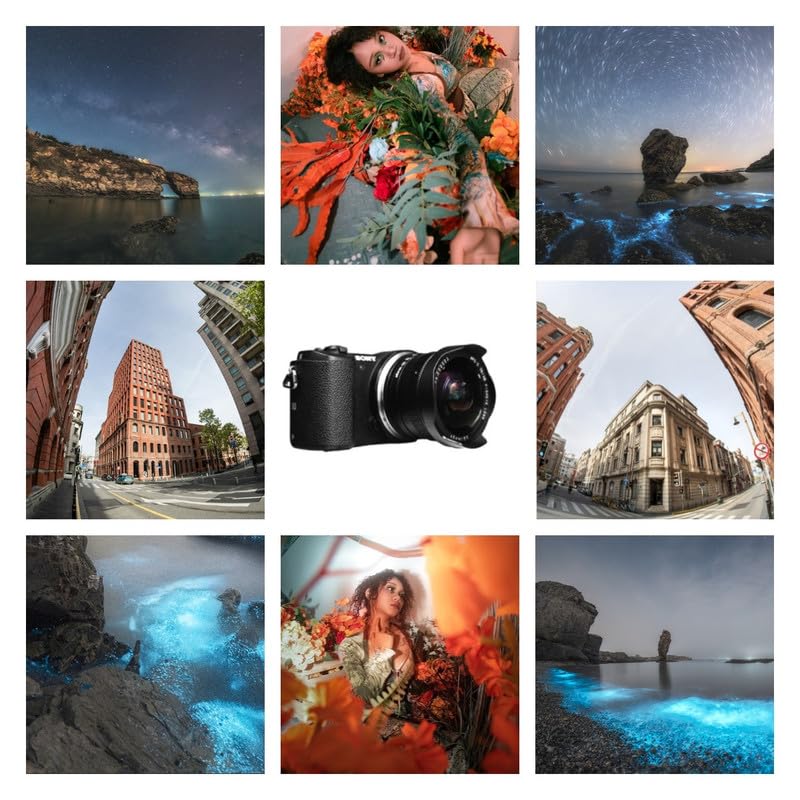 SGimage 7.5mm F2.8 Ultra Wide Angle Fisheye Lens for Canon EOS RF Mount - 170° Field of View, Lightweight 326g Metal Body - Perfect for Astrophotography, Landscape & Starry Sky Photography