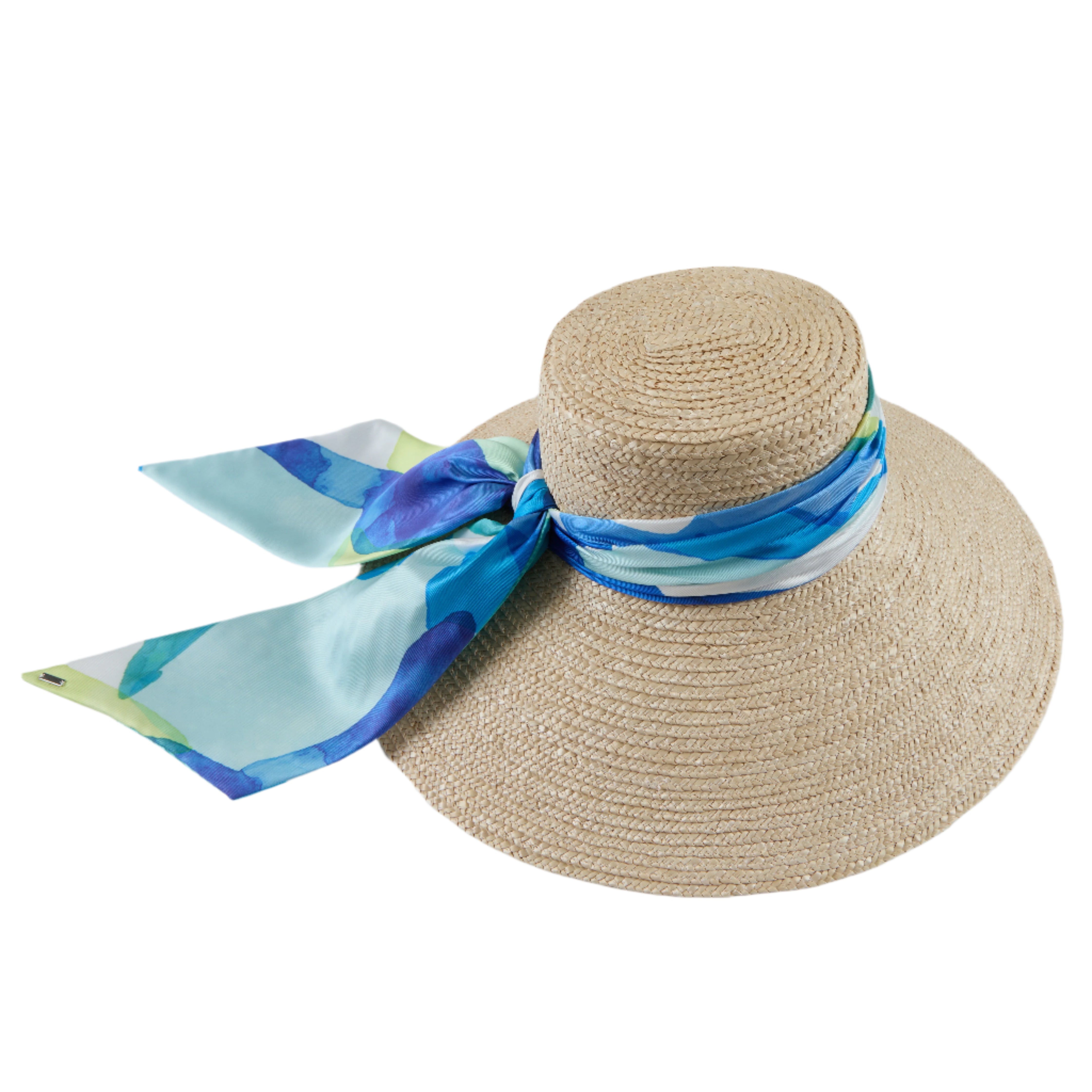 Mirabel Straw Wide Brim Sun Hat for Women - UPF 50+ UV Protection Summer Beach Hat - Perfect for Outdoor, Vacation, and Gardening