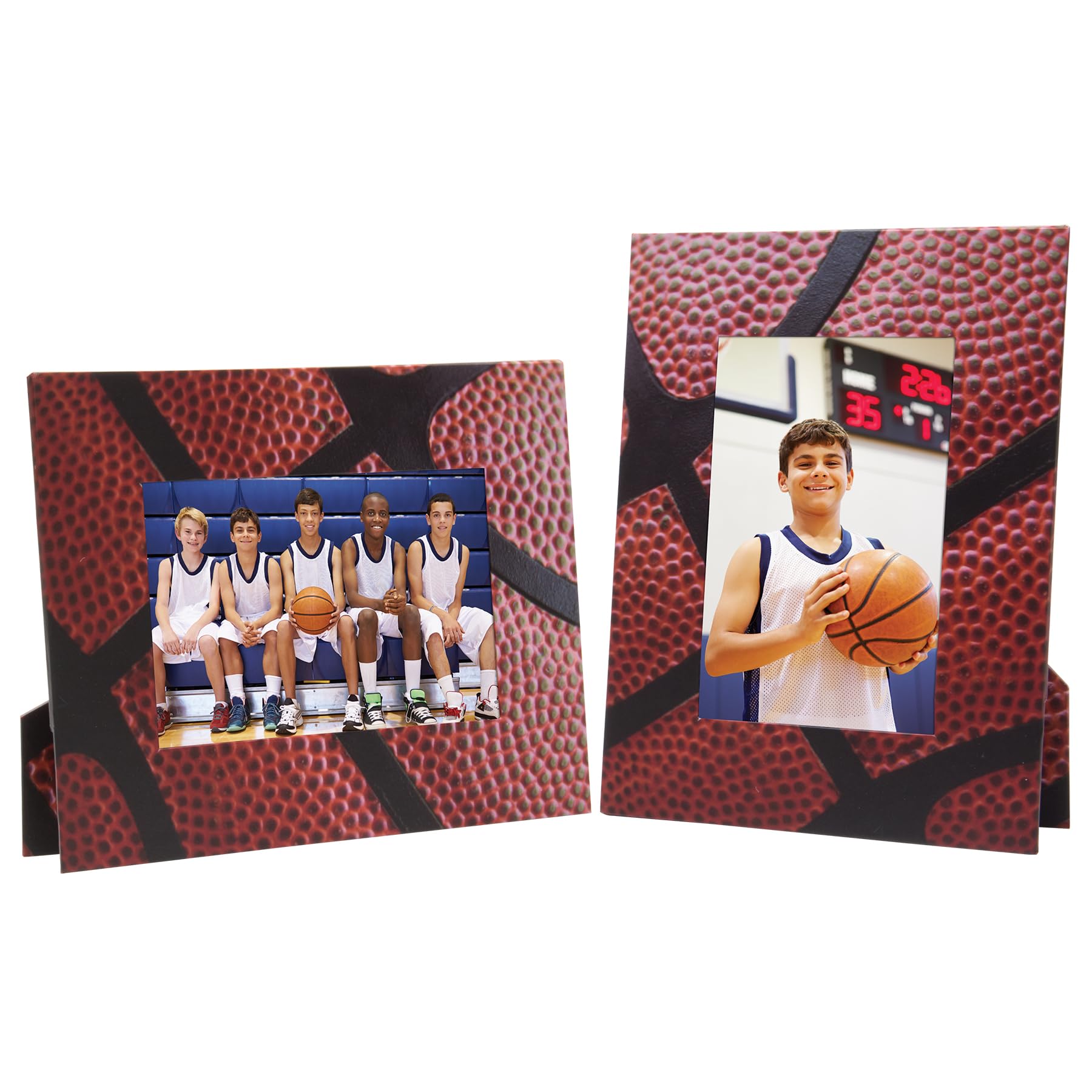 Neil Enterprises Inc. 4x6 or 5x7 Basketball Themed Photo Frames - Pack of 50 - Perfect for Sports Memorabilia, Team Photos, and Basketball Decor