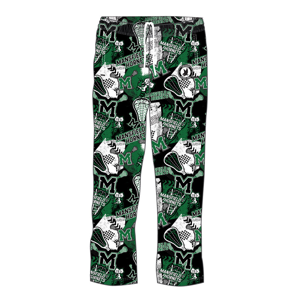 Youth & Adult Mansfield Hornets Lacrosse Lounge Pants - Comfortable Athletic Sweatpants for Men and Women - Perfect for Training, Relaxing at Home, and Team Spirit Wear