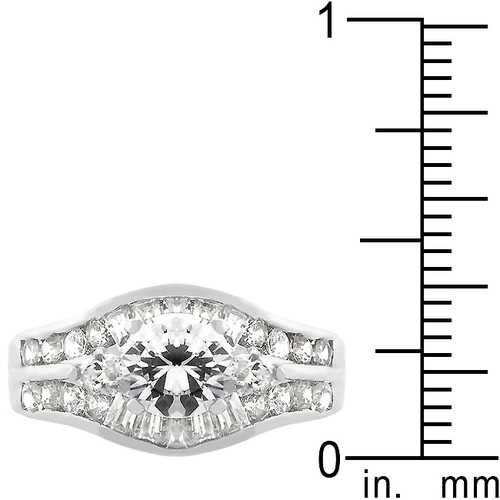 Centennial Ring - Vintage Inspired Silver Plated Jewelry for Women | Elegant Anniversary, Wedding & Special Occasion Gift
