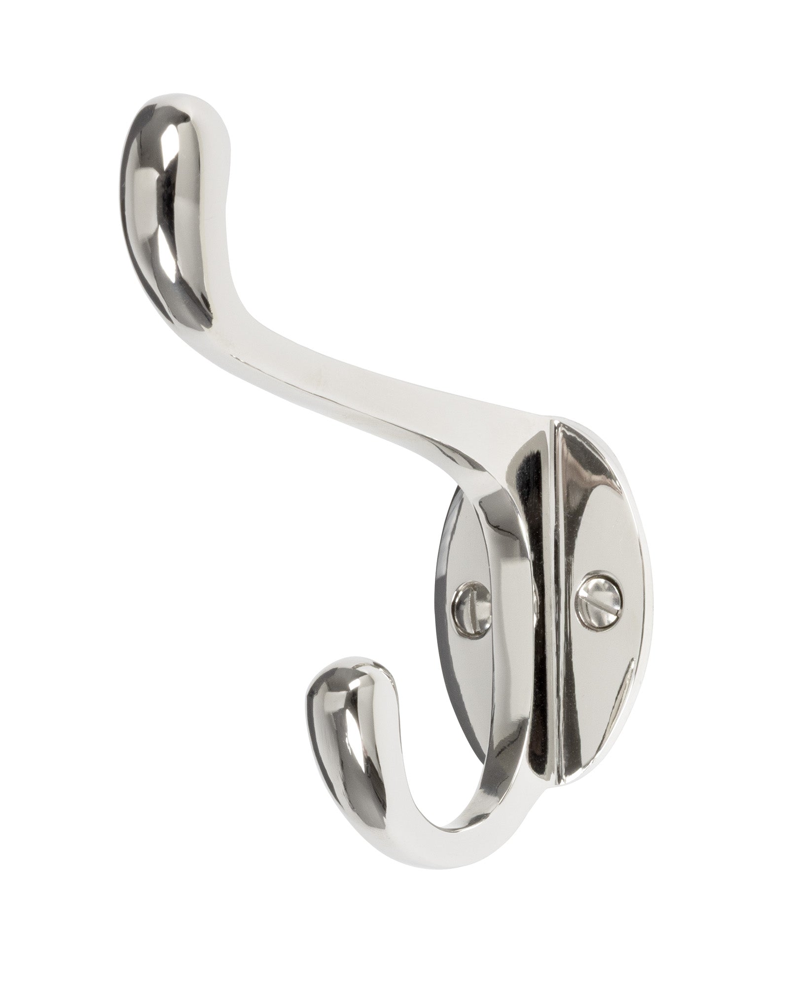 Norrbacka Nickel Wall Hook - Durable Coat Hanger for Jackets, Hats & Bags - Perfect for Entryway, Bedroom & Closet Organization
