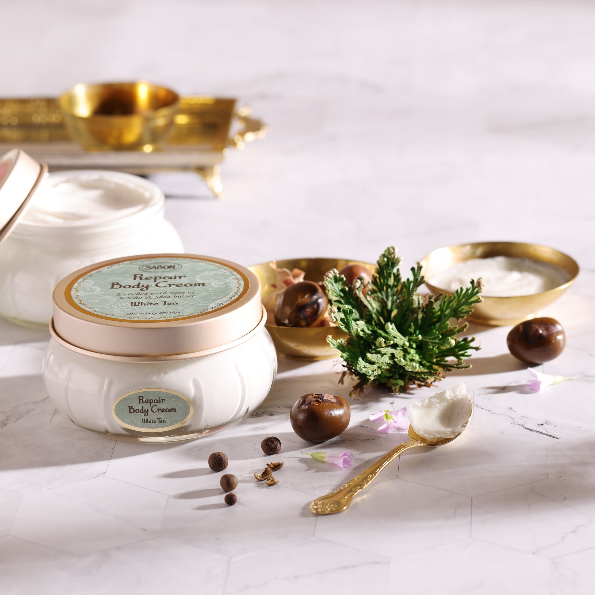Repair Body Cream with Delicate Jasmine Scent - 200mL for Dry Skin Care & Hydration - Perfect for Daily Moisturizing & Relaxation