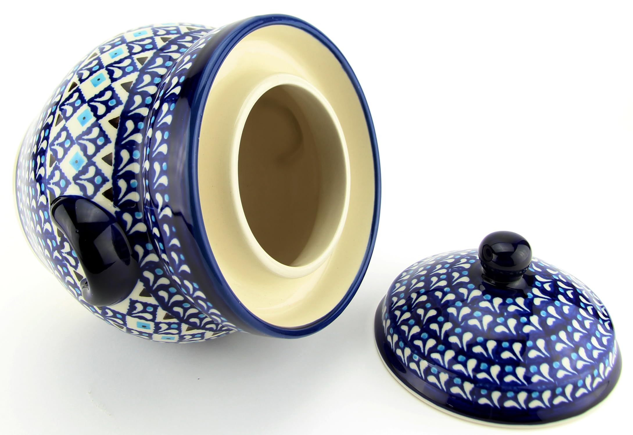 Authentic Polish Pottery Fermenting Crock - 6
