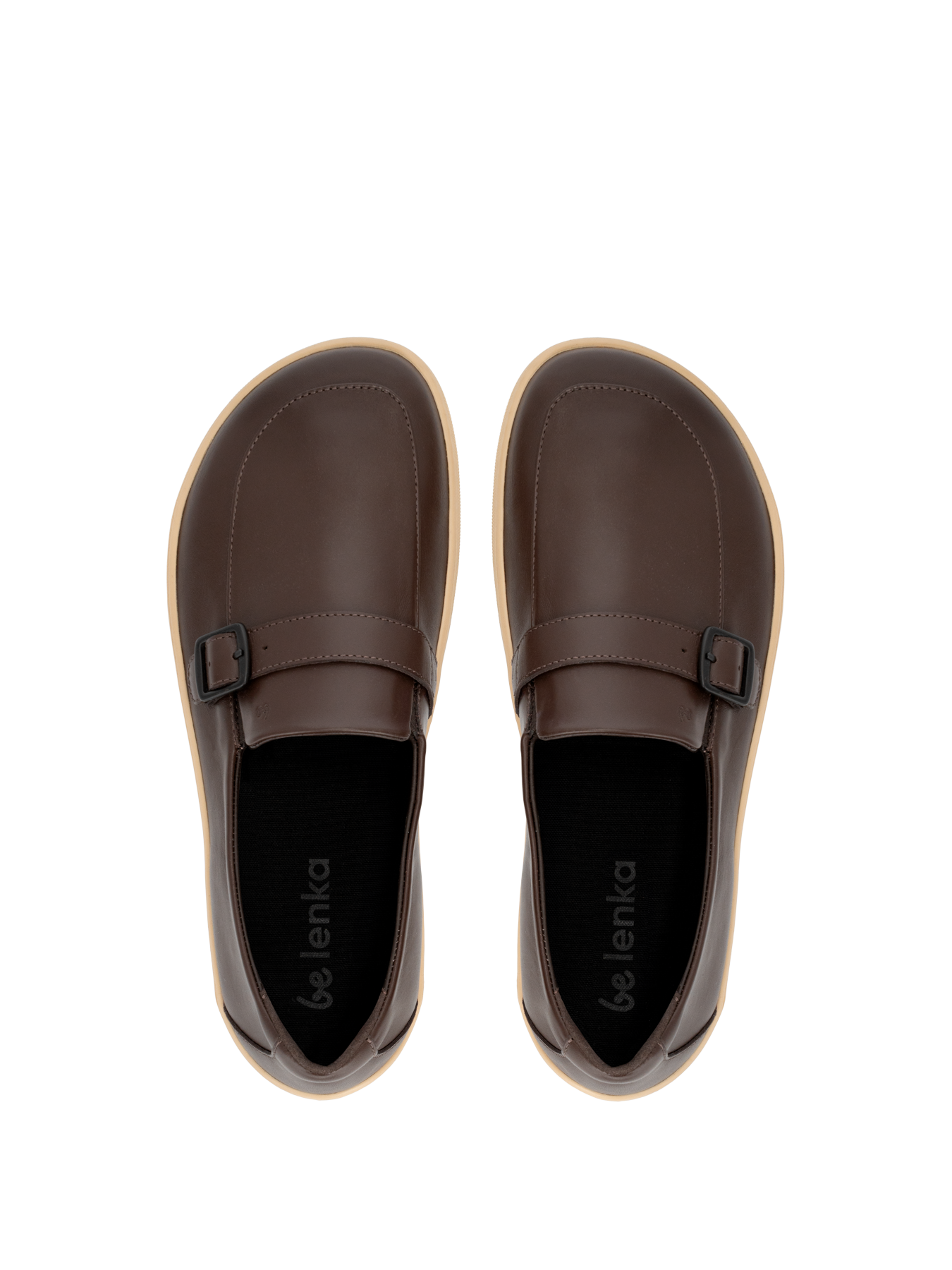 Barefoot Moccasins for Men - Be Lenka Amadeus Dark Brown Leather Minimalist Shoes | Comfortable & Flexible for Indoor, Outdoor & Casual Wear