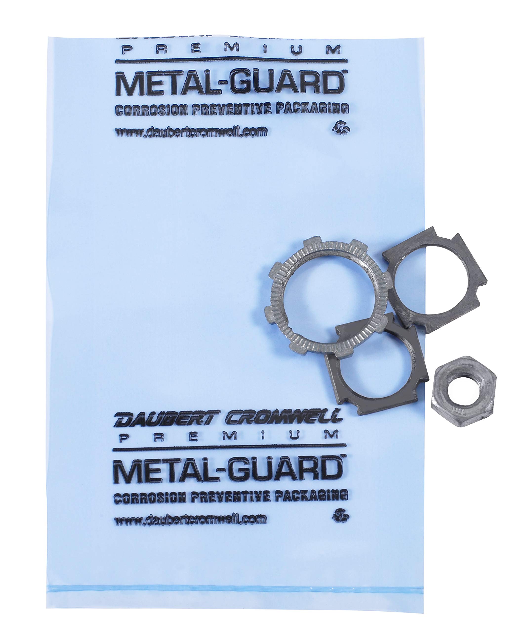 6 x 8 Inch 4 Mil VCI Poly Bags - Corrosion Resistant Packaging for Metal Parts - Perfect for Storage & Shipping of Tools, Hardware & Automotive Components