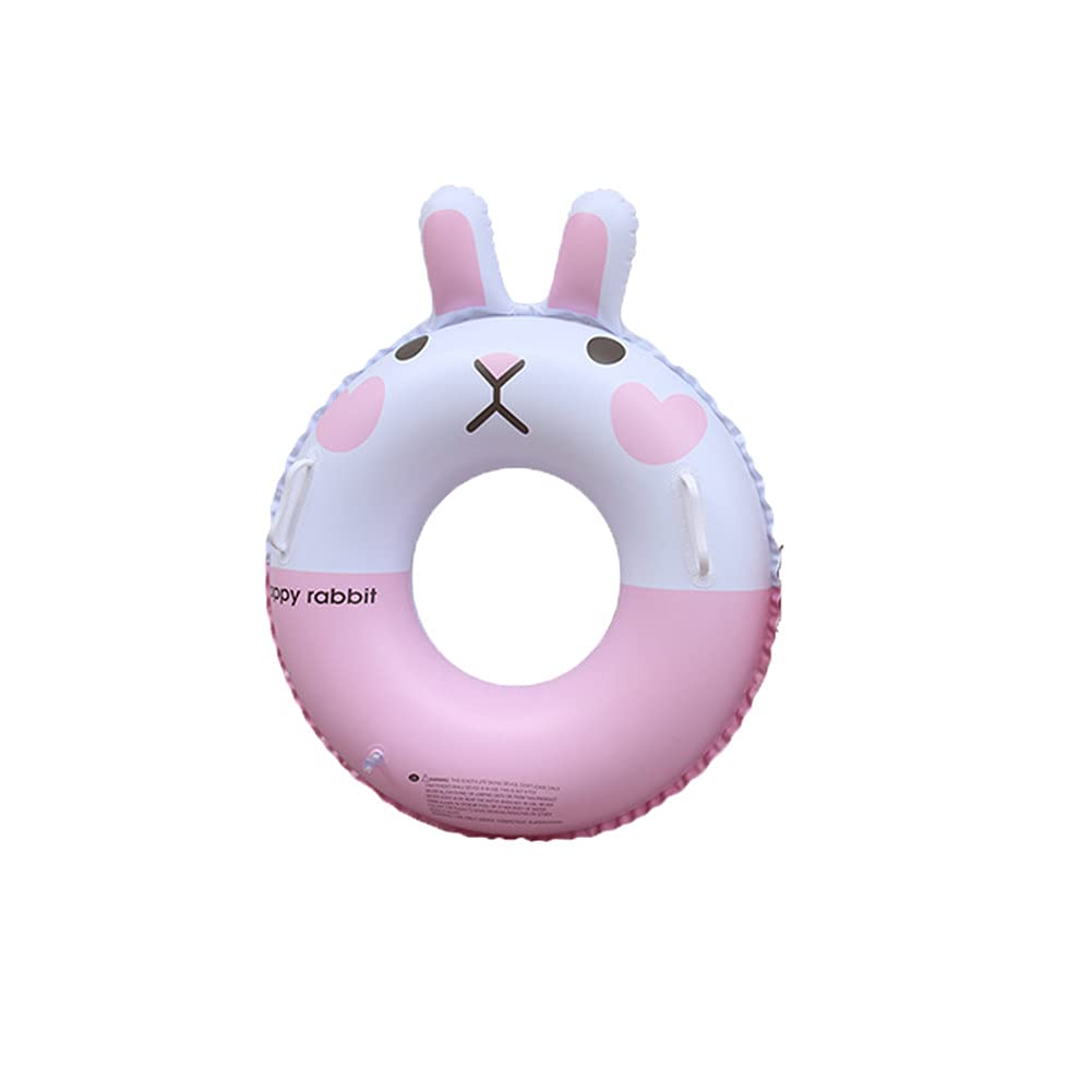 Pool Floats Inflatable PVC Tube Sloat for Adults - 70cm Diameter Pink Swimming Pool Float, Beach Party, Summer Vacation, Lounge Relaxation