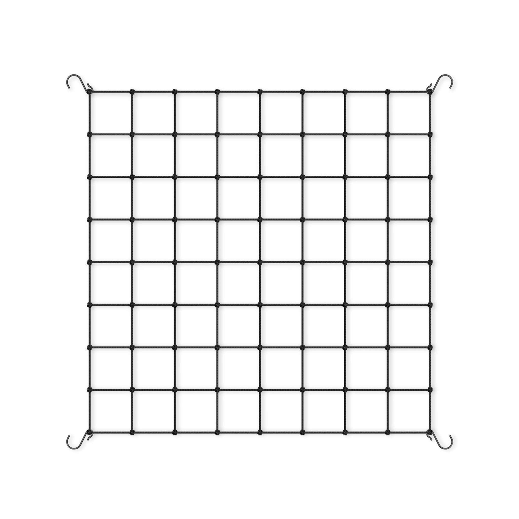 4x4 Feet Grow Tent Trellis Netting with Flexible Elastic Cords - Perfect for Indoor Plant Support & Hydroponic Gardening