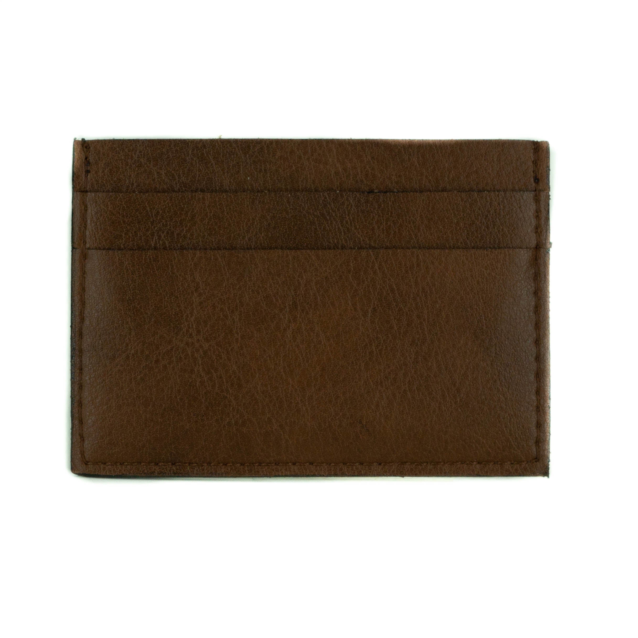 Premium Novacas Leather Boris Cardholder in Tan - Slim RFID Blocking Wallet for Men & Women - Perfect for Travel, Business & Everyday Use