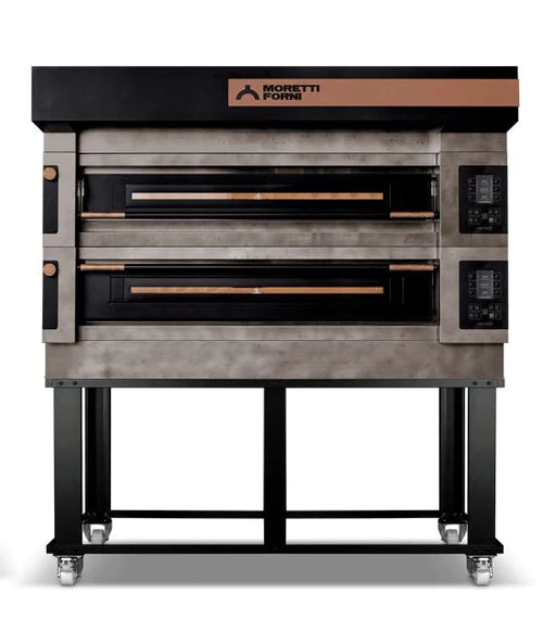 AMPTO Serie S Modular Electric Pizza Oven - 48 3/4x49 1/2x6 1/4 Inch Commercial Chamber (Model S125E2 ICON) | Perfect for Restaurants, Pizzerias & Outdoor Catering Events