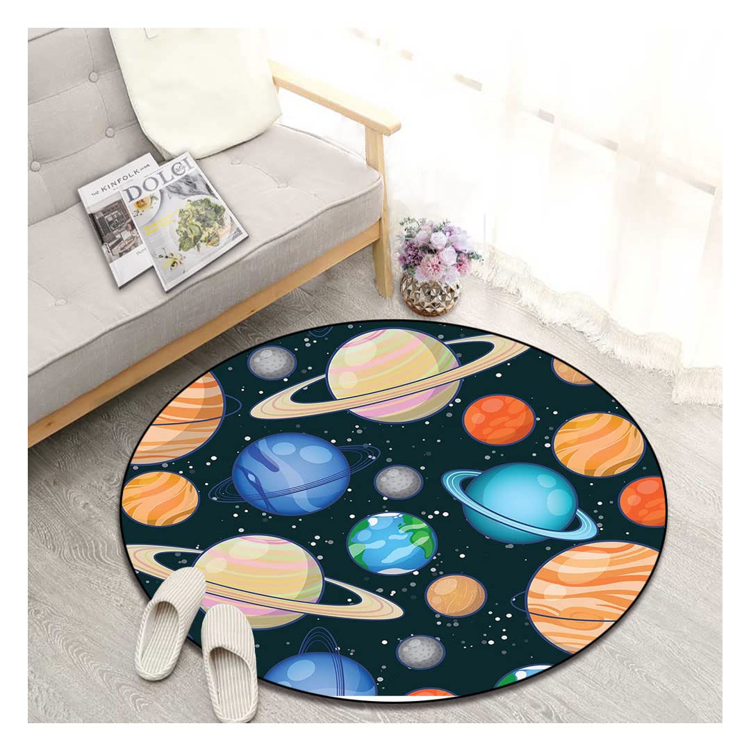 Modern Round Area Rug 79