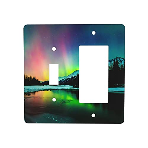 Green Aurora Combination Wall Plate