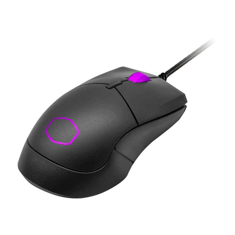 Cooler Master MM310 RGB Gaming Mouse - Black Wired Optical Gaming Mouse with 7 Buttons, 6400 DPI, Ergonomic Design for PC Gamers - Perfect for FPS, MOBA, and MMO Gaming