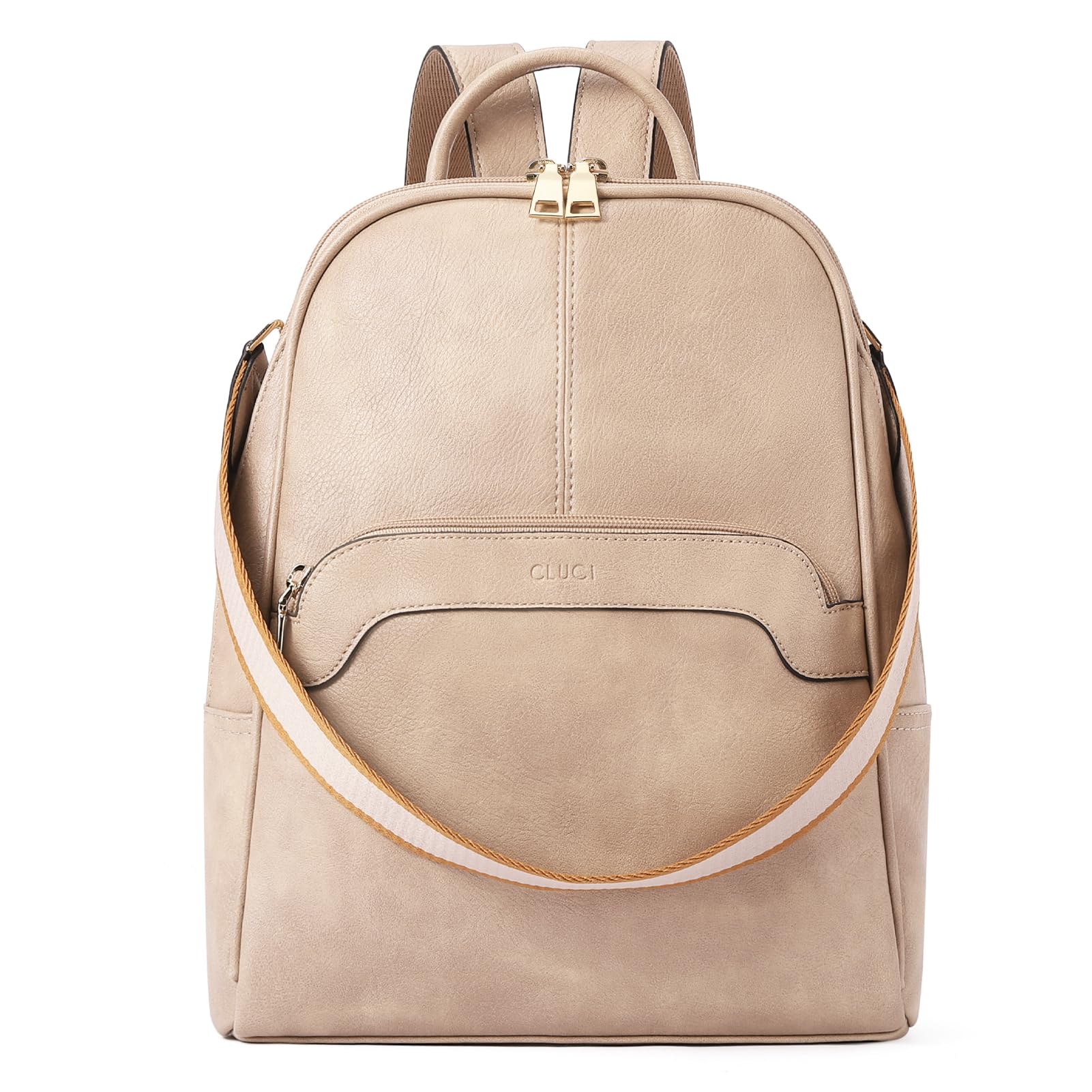 CLUCI Women's Leather Backpack Purse - Convertible Travel Backpack & Shoulder Bag for Women, Stylish Designer Daypack for Work, Commute & Weekend Getaways