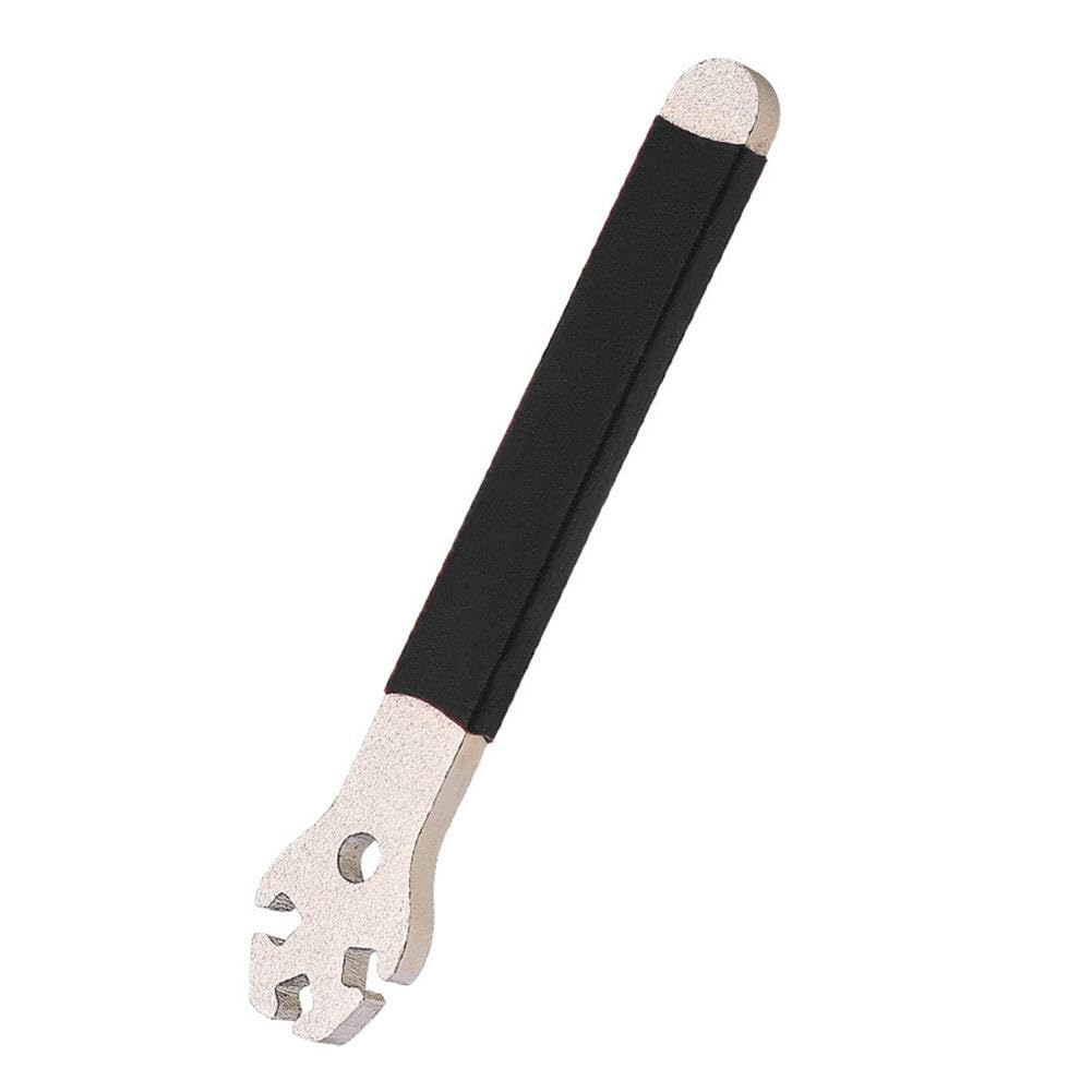 **Bike Spoke Wrench & Pedal Spanner - Anti-Slip Bicycle Wheel Rim Tool for Road & Mountain Bikes | Portable Bike Repair Kit for On-the-Go Fixes**    *(Use Case: Perfect for quick bike repairs, wheel adjustments, and pedal maintenance during rides, commutes, or trail adventures.)*