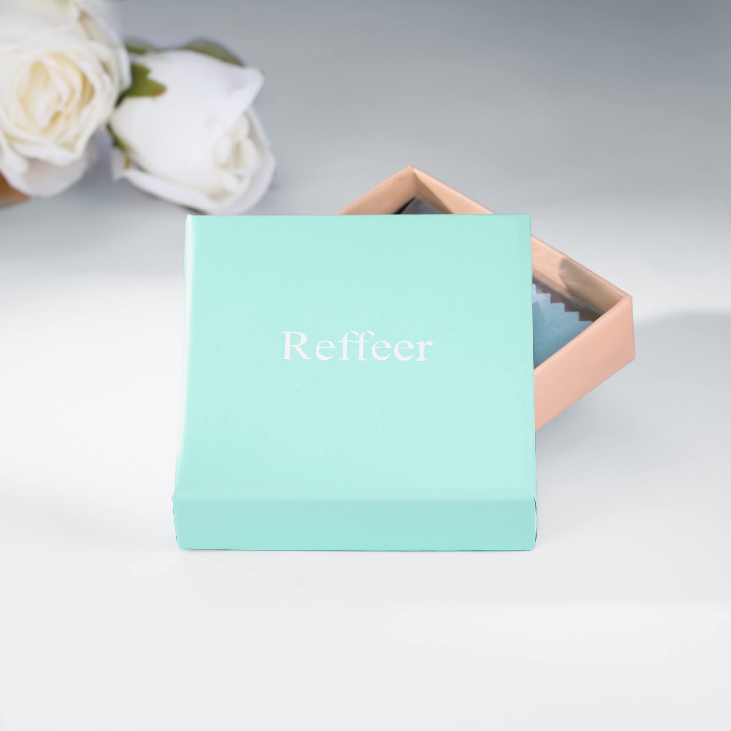 Reffeer Solid 925 Sterling Silver Cuff Earrings - No Piercing Cartilage Ear Wraps for Women & Teens | Minimalist Chain Design for Everyday Wear & Special Occasions