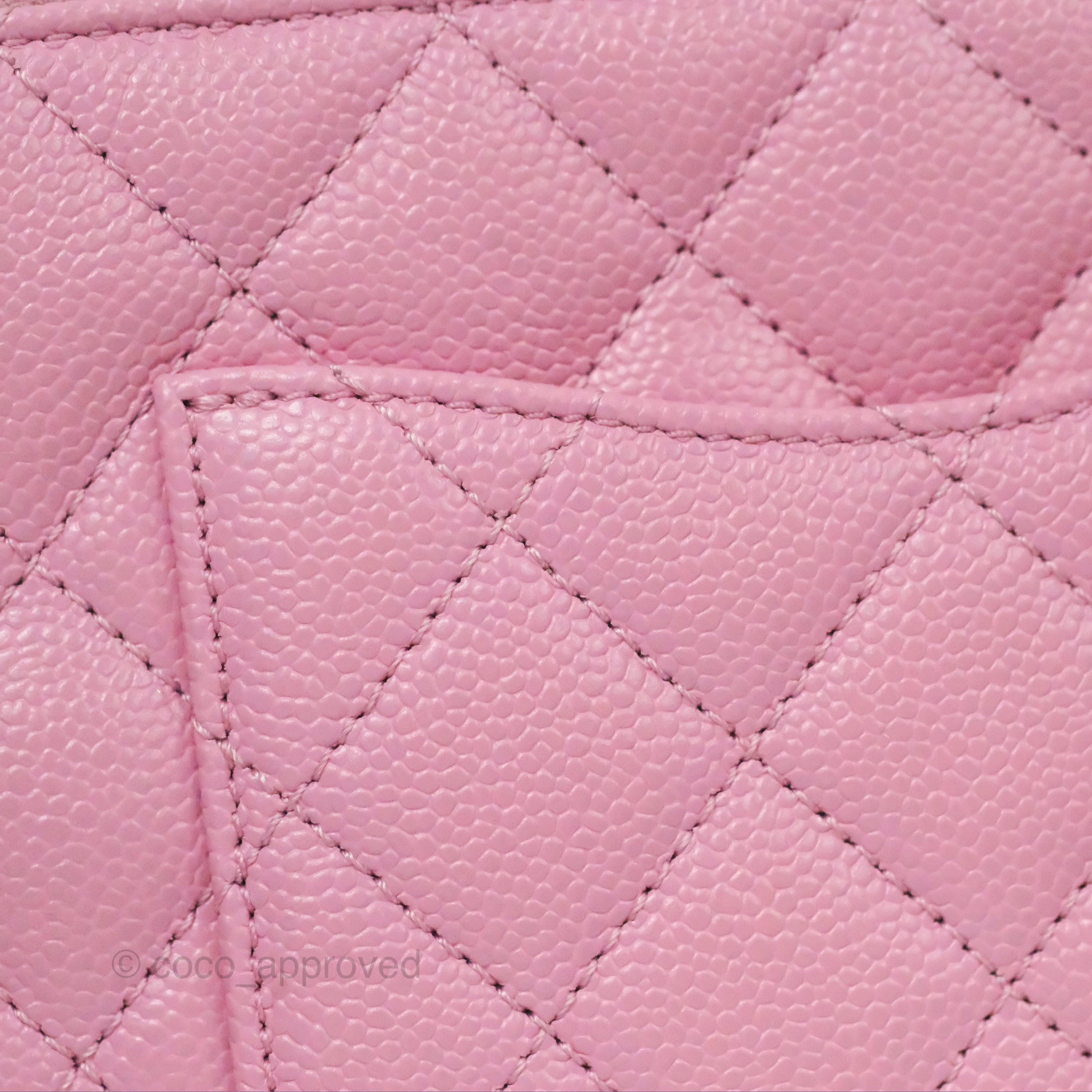 Chanel Caviar Quilted Small Vanity Case Handbag in Light Pink - Luxury Crossbody Bag for Women, Perfect for Date Night & Special Occasions