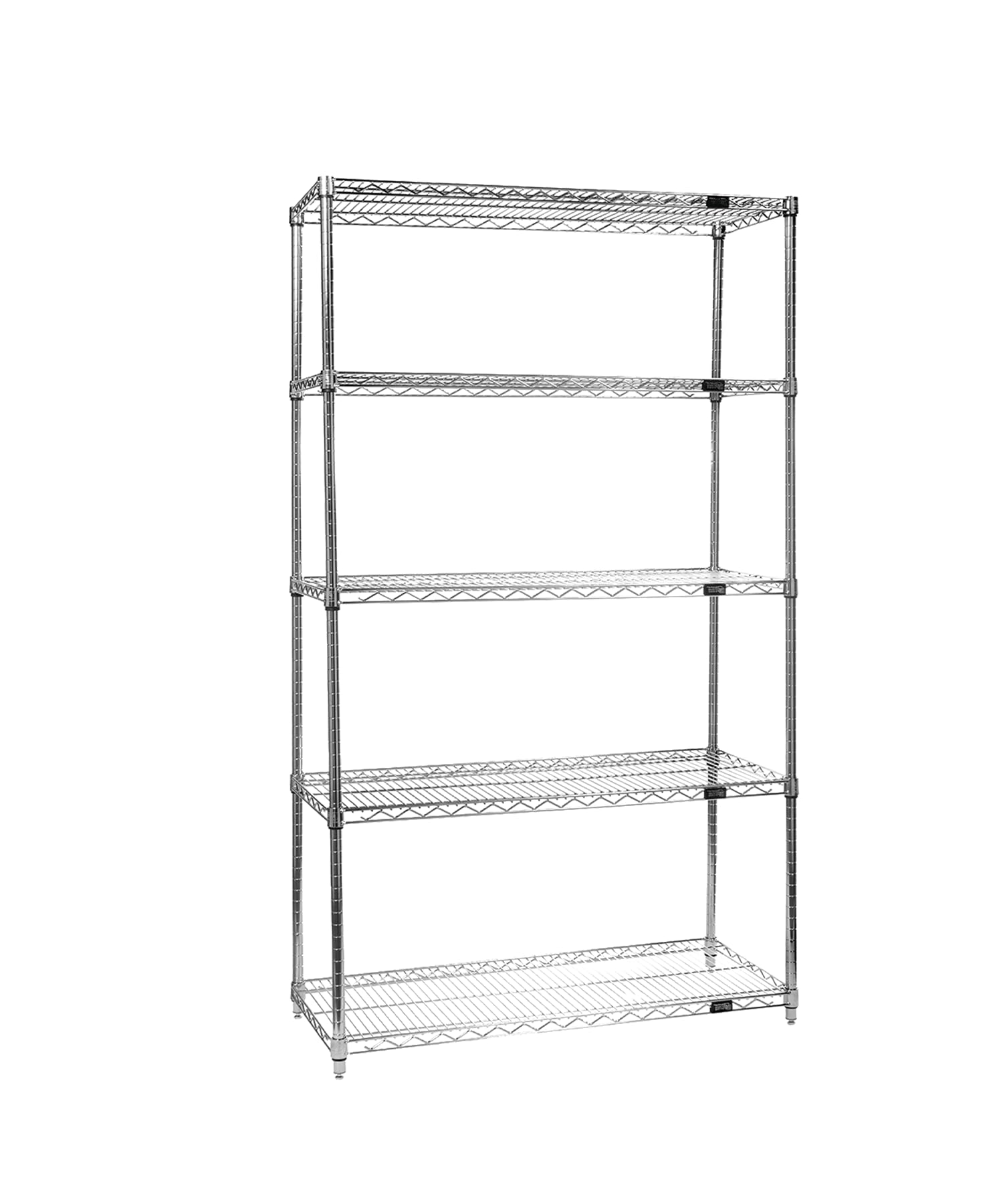 Quantum Storage Systems WR74-1260C-5 Chrome Wire Shelves Starter Kit - 5 Shelves, 74
