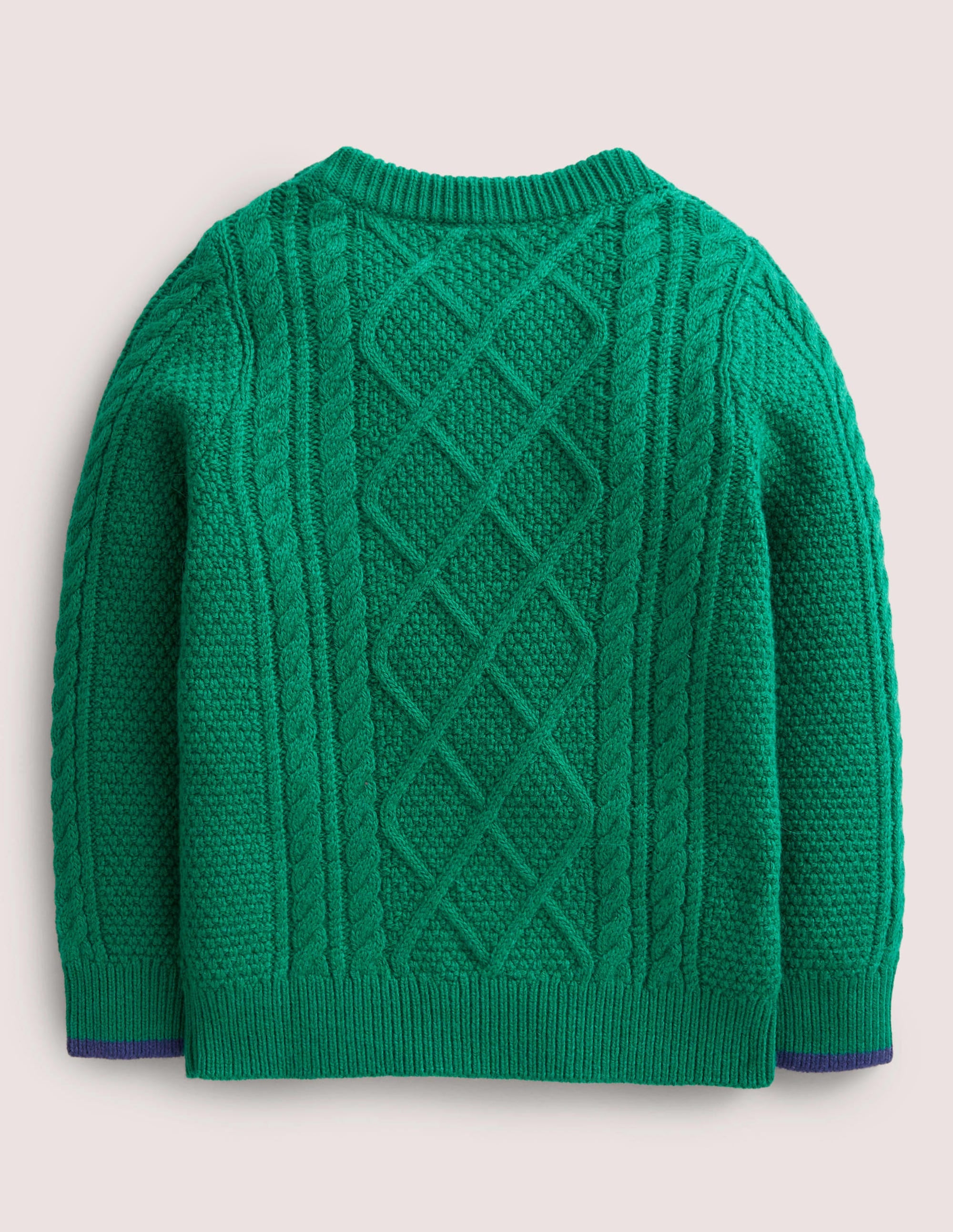 Stylish Cable Crew Sweater in Shady Glade Green | Cozy Knit Pullover for Men & Women | Perfect for Fall & Winter Outfits