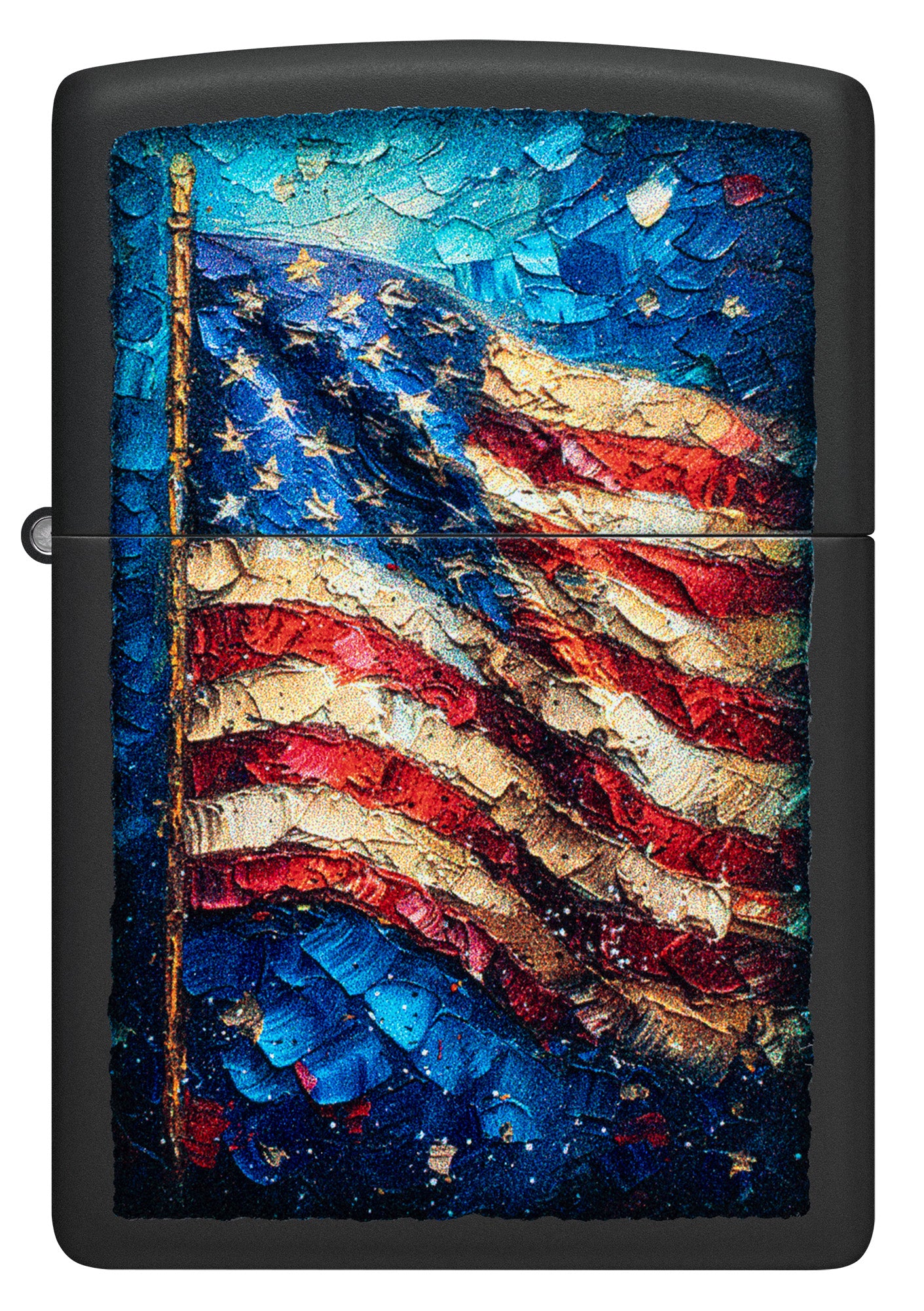 American Flag Design - Patriotic Painted Canvas Art for Home & Office Decor | Perfect for Living Room, Bedroom, and Wall Decoration