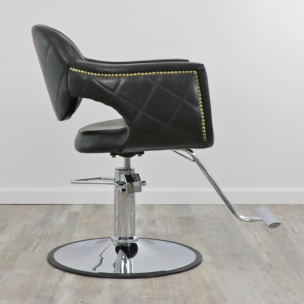 Juliet Salon Chair - Professional Hydraulic Barber Styling Chair for Hairdressers & Salons - Perfect for Haircuts, Styling & Beauty Treatments