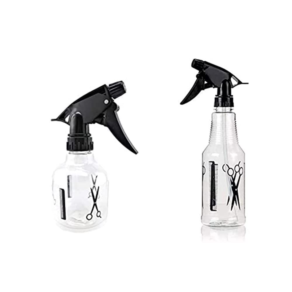 Veoni Belle 2-Pack Empty Spray Bottles for Face, Hair & Plants - Fine Mist Sprayer for Skincare, Haircare & Gardening - Perfect for DIY Beauty, Essential Oils & Plant Care