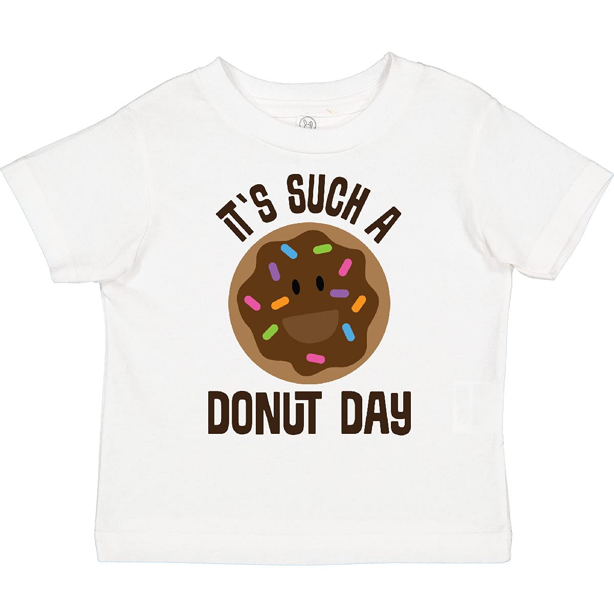 Inktastic It's Such a Donut Day Chocolate Lover Toddler T-Shirt - Cute Donut Graphic Tee for Kids & Toddlers - Perfect for Birthday Parties, Playdates & Everyday Wear