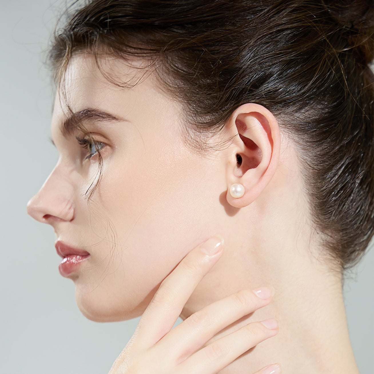 18K Gold Freshwater Pearl Stud Earrings - AAA Grade Pearls, Hypoallergenic Jewelry for Women | Perfect for Weddings, Parties & Everyday Elegance