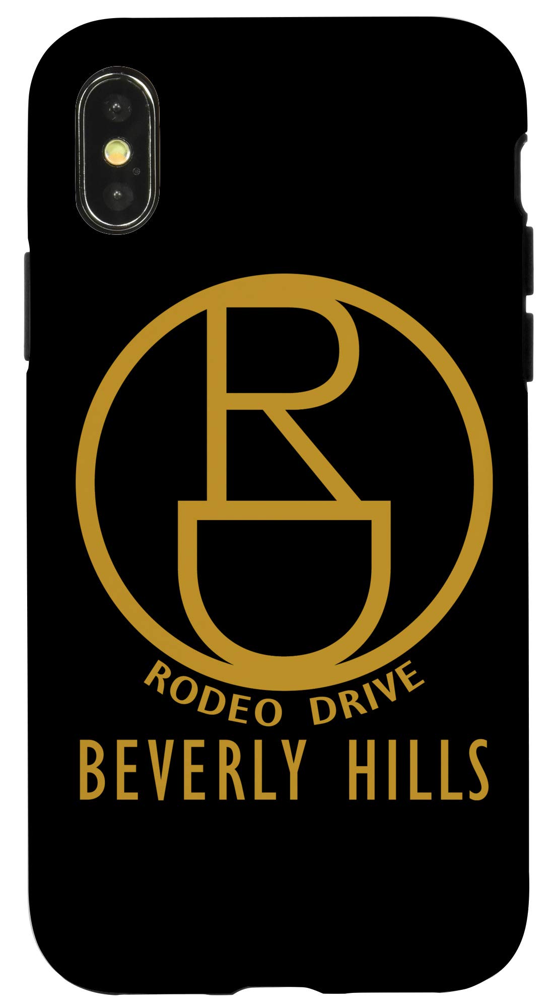 iPhone X/XS Rodeo Drive Beverly Hills California Los Angeles Phone Case - Stylish Protective Cover for Everyday Use & Travel