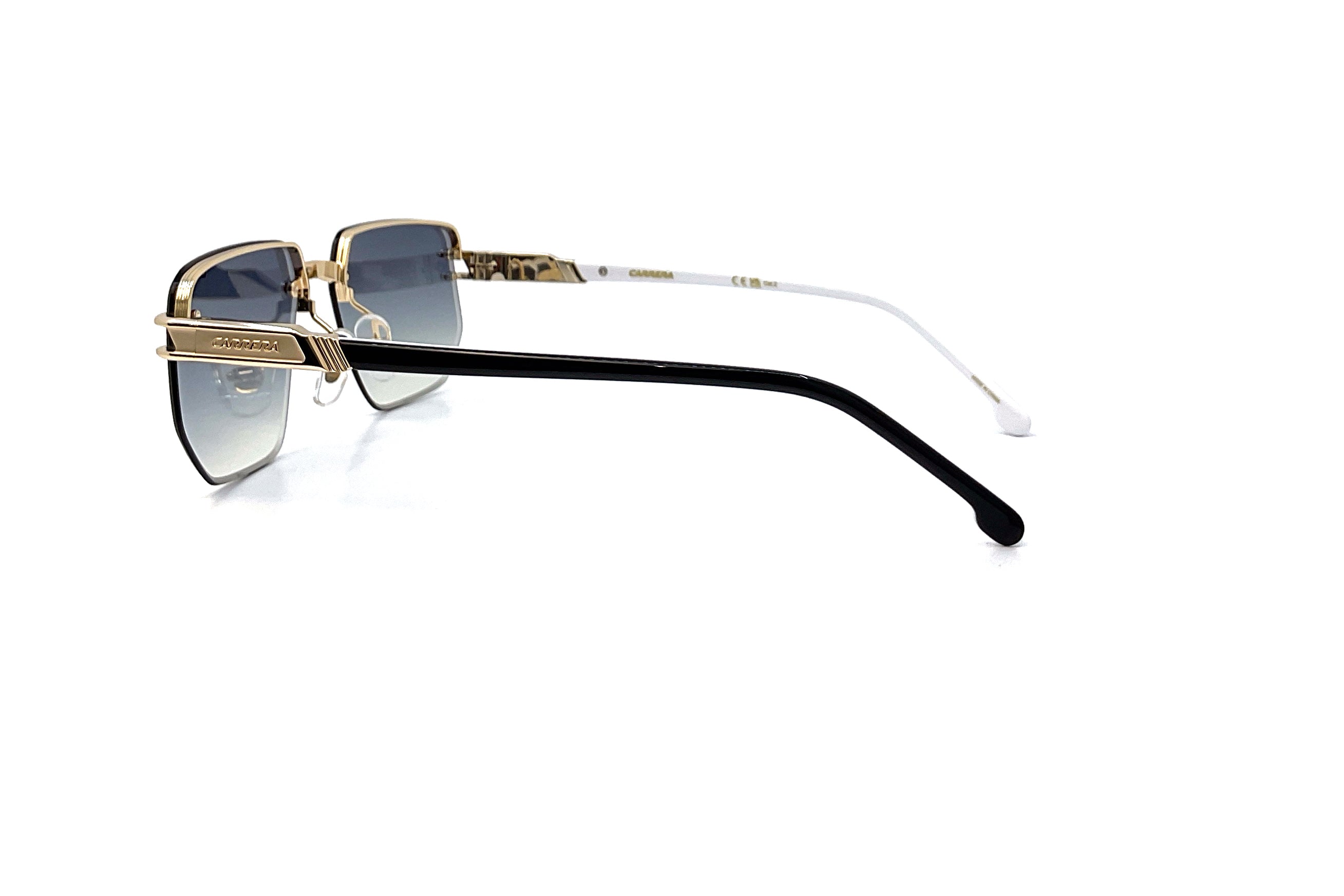 Carrera 1070/S Black & White Sunglasses - Polarized UV Protection for Men & Women - Perfect for Driving, Running, and Outdoor Activities