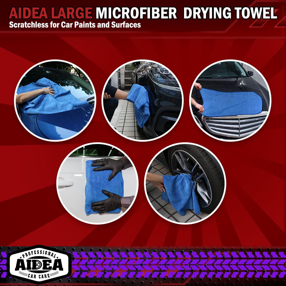Premium Microfiber Car Drying Towels (2-Pack) - 24