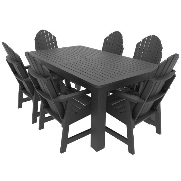 Muskoka 7-Piece Outdoor Bistro Dining Set - Patio Garden Cafe Table and Chairs for Backyard, Deck, Poolside & Balcony