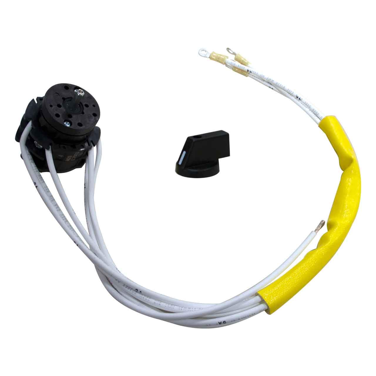 Miller Black 1-Way Flush Mount Mechanical Switch with Push Button Actuator & Wire Leads - Perfect for Industrial Control Panels, Automation Systems & DIY Electronics Projects