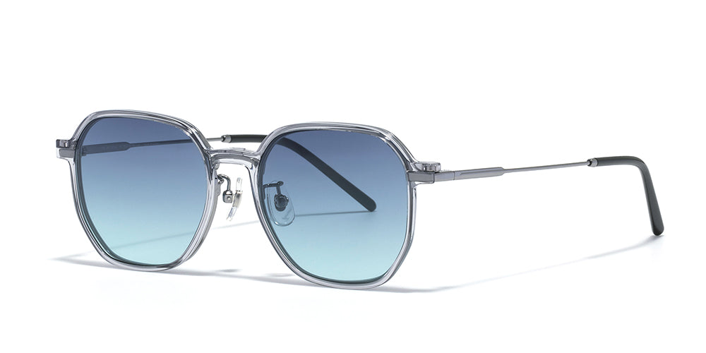 JINS Switch FASHION Metal Frame Glasses - Lightweight 220mm Temple 93mm Lens - Perfect for Work, Reading & Everyday Wear
