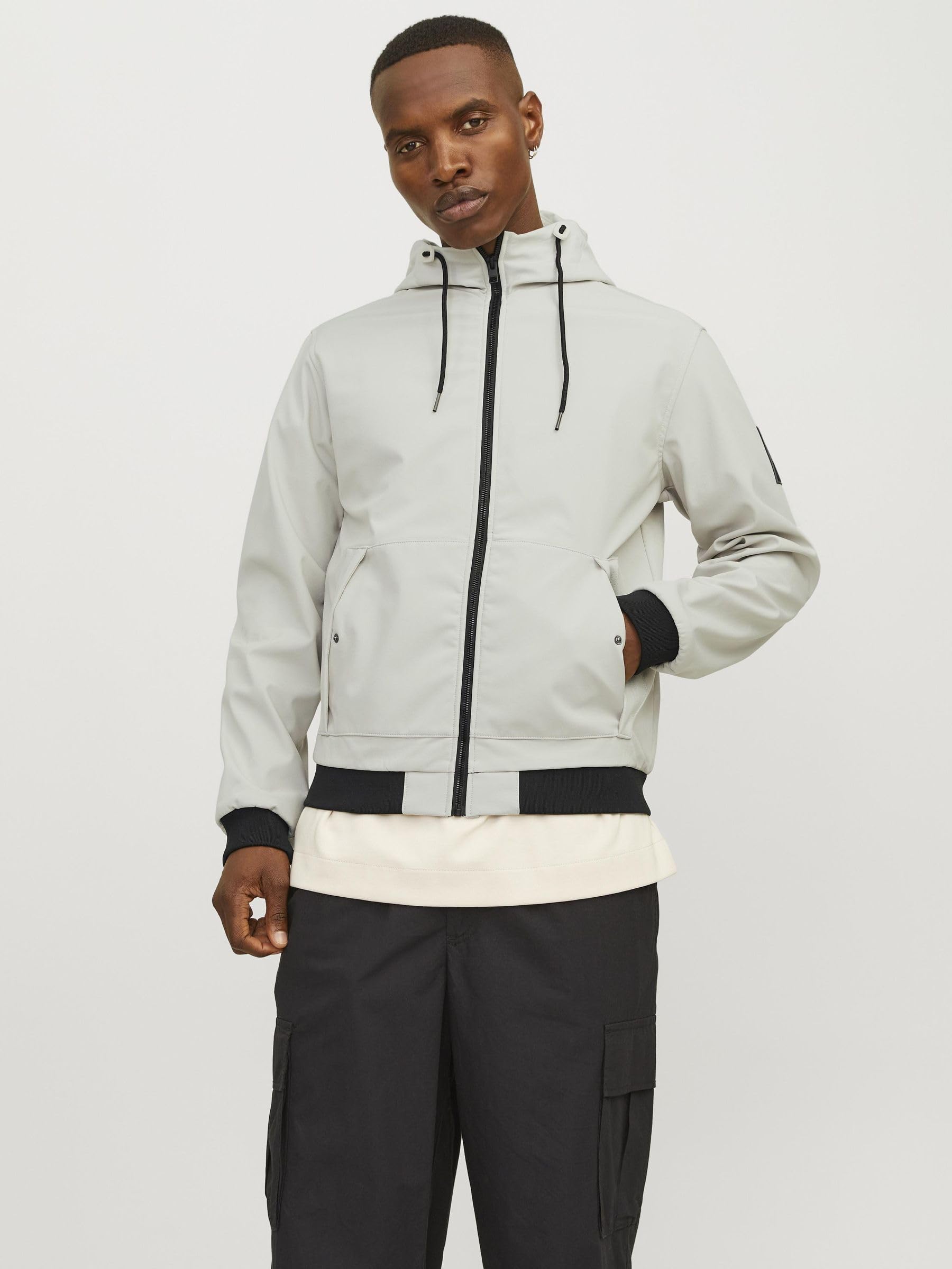 JACK & JONES Men's Classic Hooded Jacket for Outdoor & Casual Wear