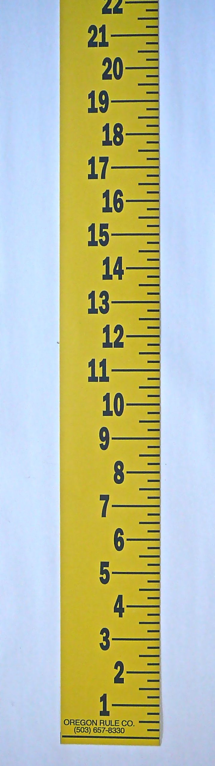Extra Wide Ruler 3 Inch x 48 Inch - 1/4 Inch Fractional Grads for Woodworking, Construction & DIY Projects - Vertical & Horizontal Measuring Tool for Professionals & Craftsmen