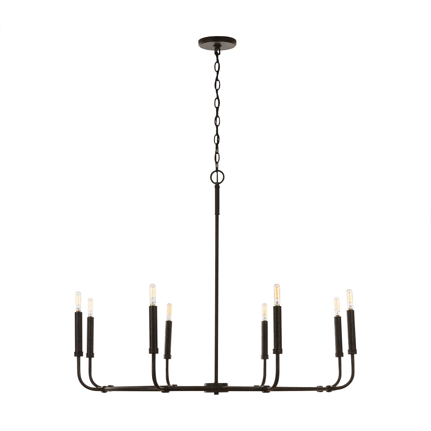 Capital Lighting Eight Light Chandelier - Elegant Crystal Ceiling Fixture for Dining Room & Living Room | Dimmable LED Lighting for Home Decor & Special Occasions