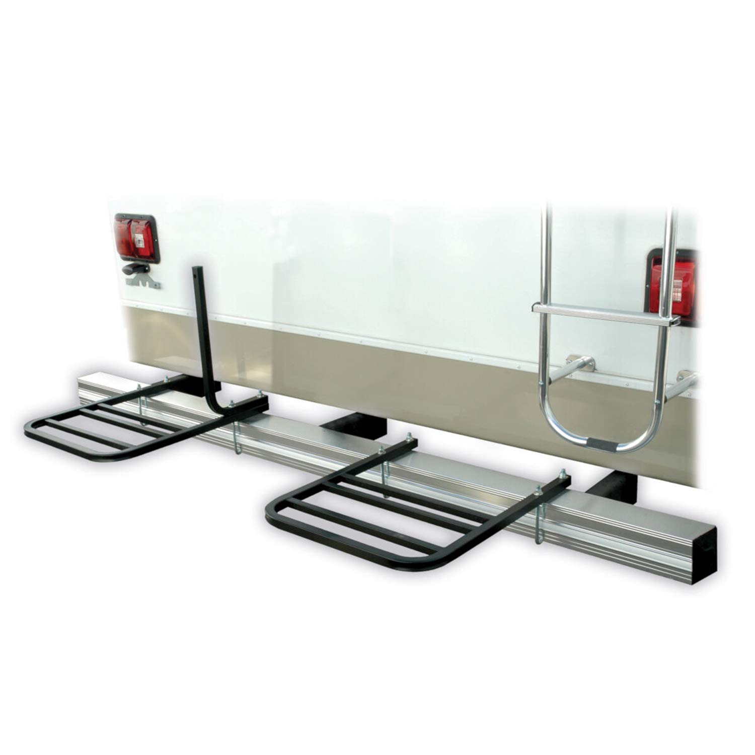Swagman 2-Bike RV Bumper Mount Rack - Heavy Duty Bicycle Carrier for Travel Trailers & Campers - Perfect for Road Trips & Outdoor Adventures