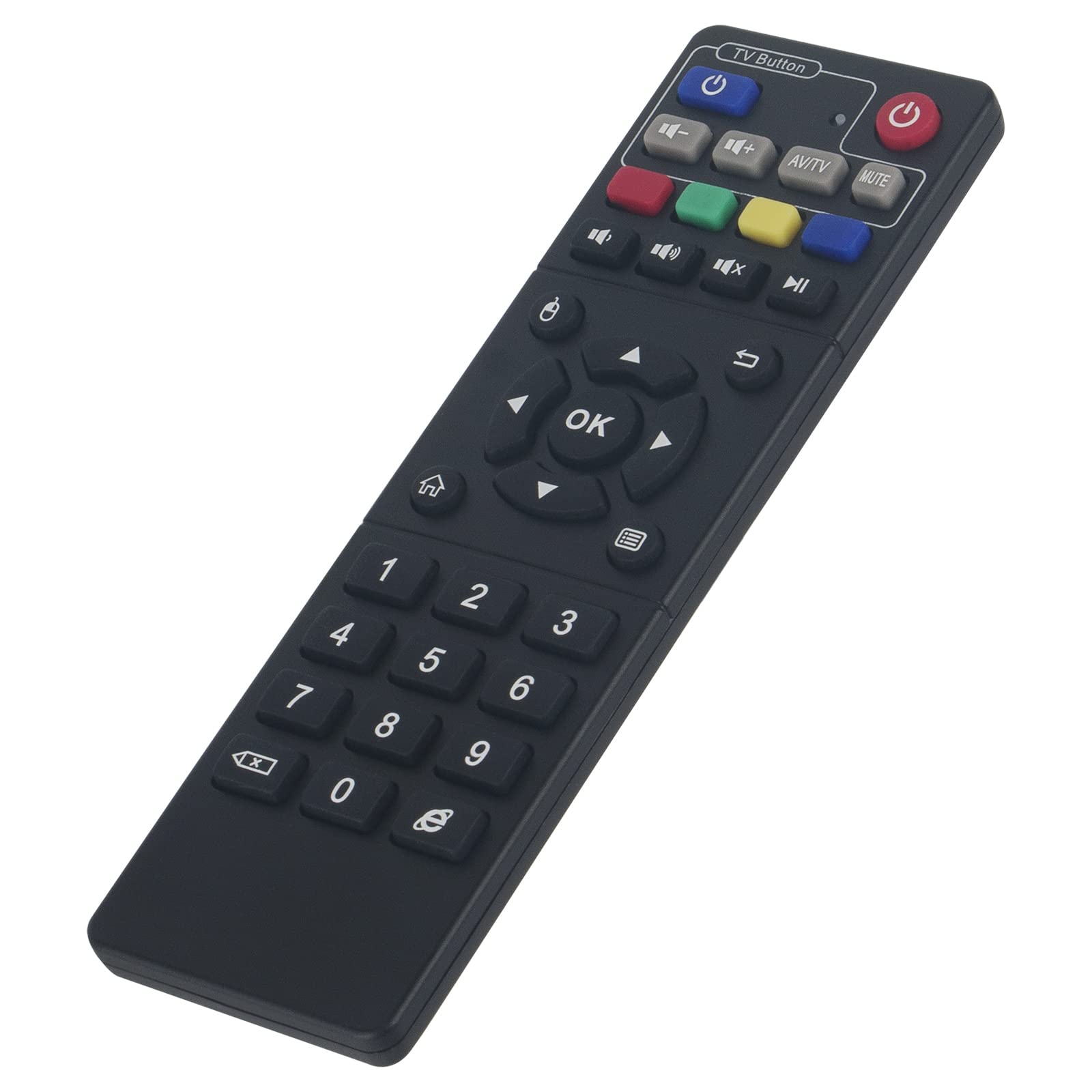 PERFASCIN Replacement Remote Control for EVPAD IPTV Smart TV Box - Compatible with Set Top Box, Learning Function - Perfect for Home Entertainment & Streaming